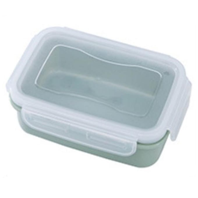 Mini réfrigérateur rond, boîte de rangement hermétique en plastique pour déjeuner, récipient de conservation de la fraîcheur, récipients de cuisine avec couvercle gray