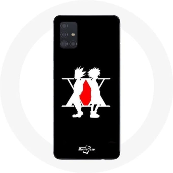 Coque Samsung Galaxy A51 Hunter x Hunter Manga Logo Noir