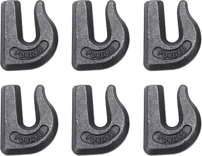 Grijphaak Lassen - Kettinghaak - Zware Lasten - Gesmeed Staal - 3/8" - Zwart