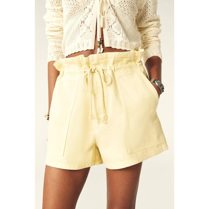 BA&SH Short Habo Jaune Taglia: 42 | Pantaloncini Outlet | Donna