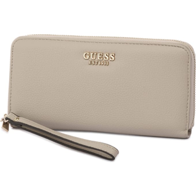 GUESS portemonnee Melody SLG Zip Around Wallet Light Taupe