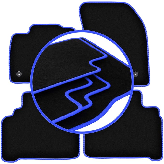CARLUX-BLUE automatten voor: Ford S-MAX MK2 minivan (2015-)