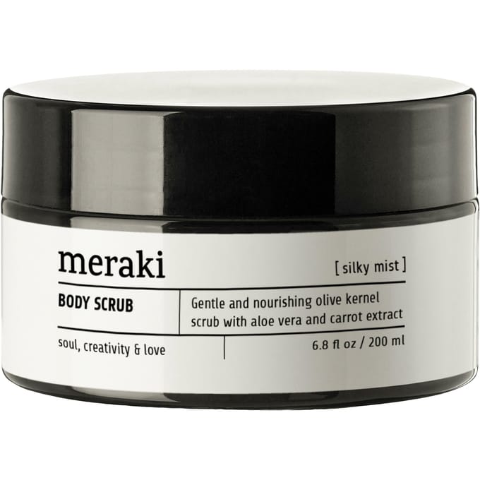 Meraki Olijf bodyscrub Silky mist 200 ml