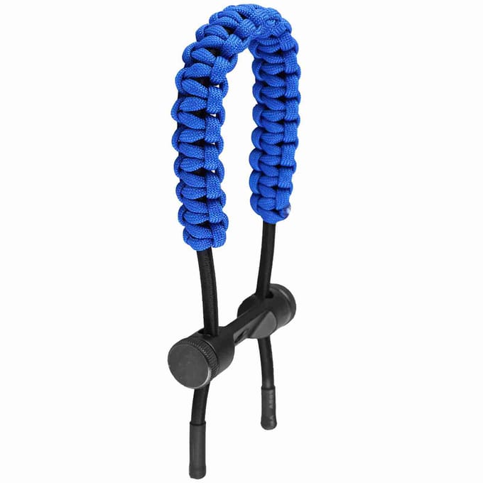 1pc Tir à l'arc Réglable Arc Compound Dragonne Corde Tressée Pour Adulte (Bleu)