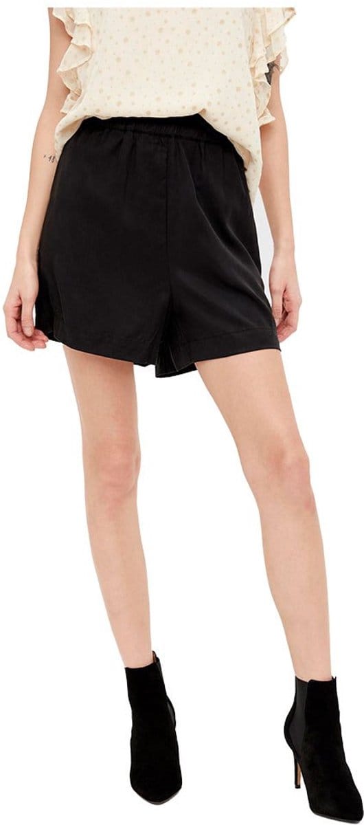 Object Tilda Shorts Met Hoge Taille Zwart 34 Vrouw