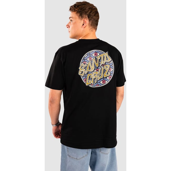 Santa Cruz Salba Eyes Dot T-Shirt zwart
