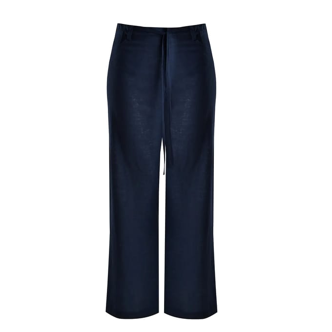 Viscoselinnen broek dames Mat Fashion Wide Leg