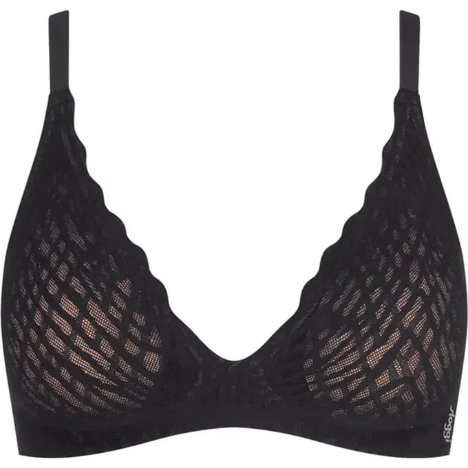 Sloggi ZERO Feel Bliss THE UP P Bra Dames Beha - ZWART