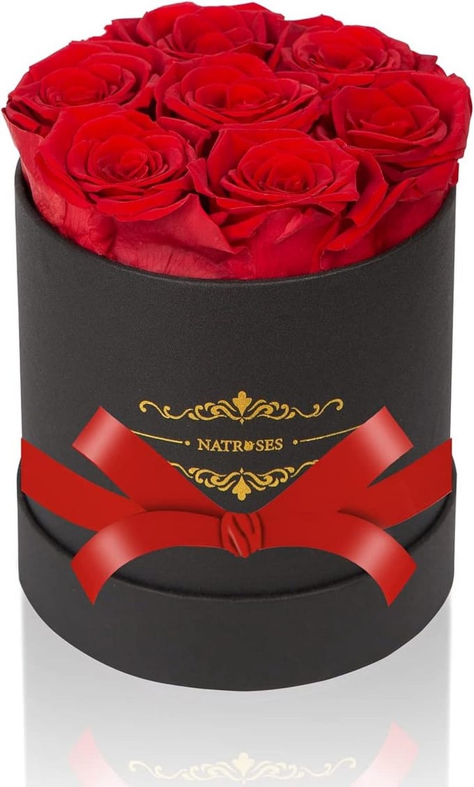 Eeuwige Rode Rozen in Luxe Geschenkdoos - Tot 3 Jaar Lang Mooi