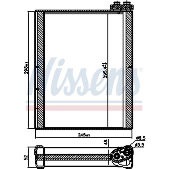 Verdamper, airconditioning NISSENS 92368