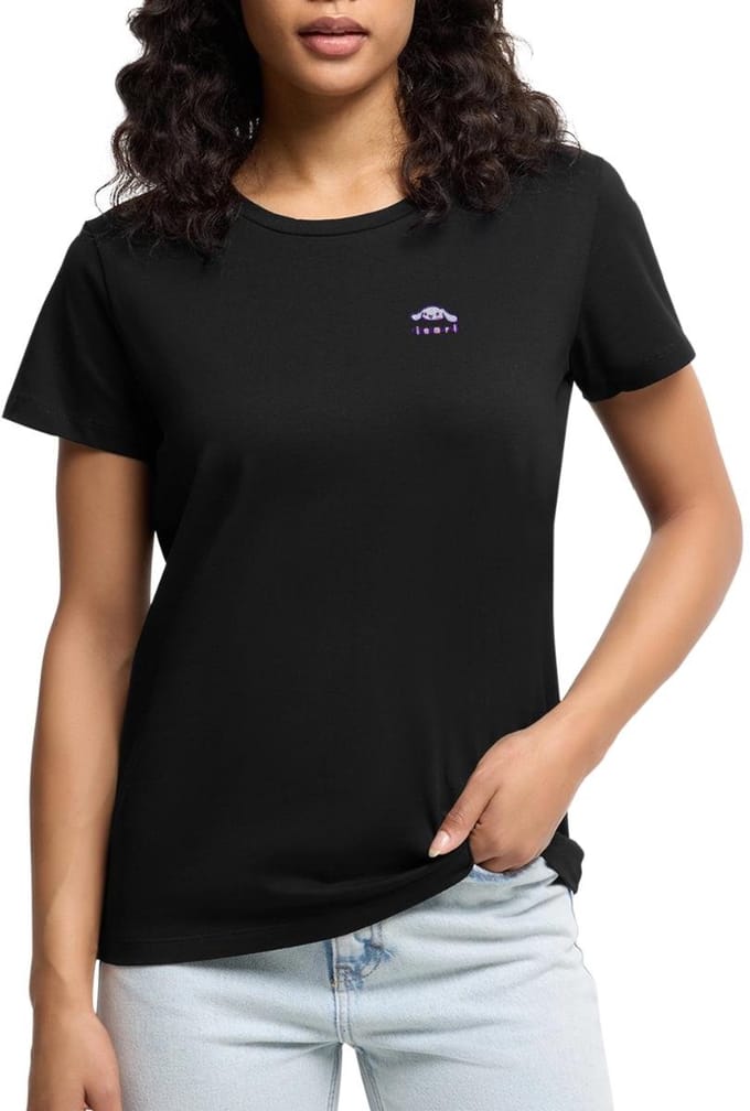 Cinnamoroll Geborduurd Portret Premium T Shirt Dames