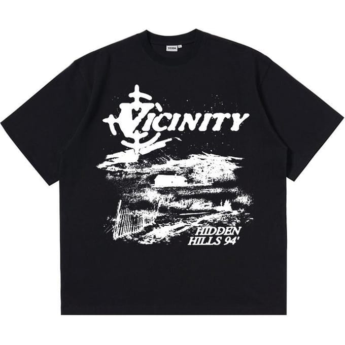 T-shirt Wit Korte mouw Bedrukt T-shirt XL gray