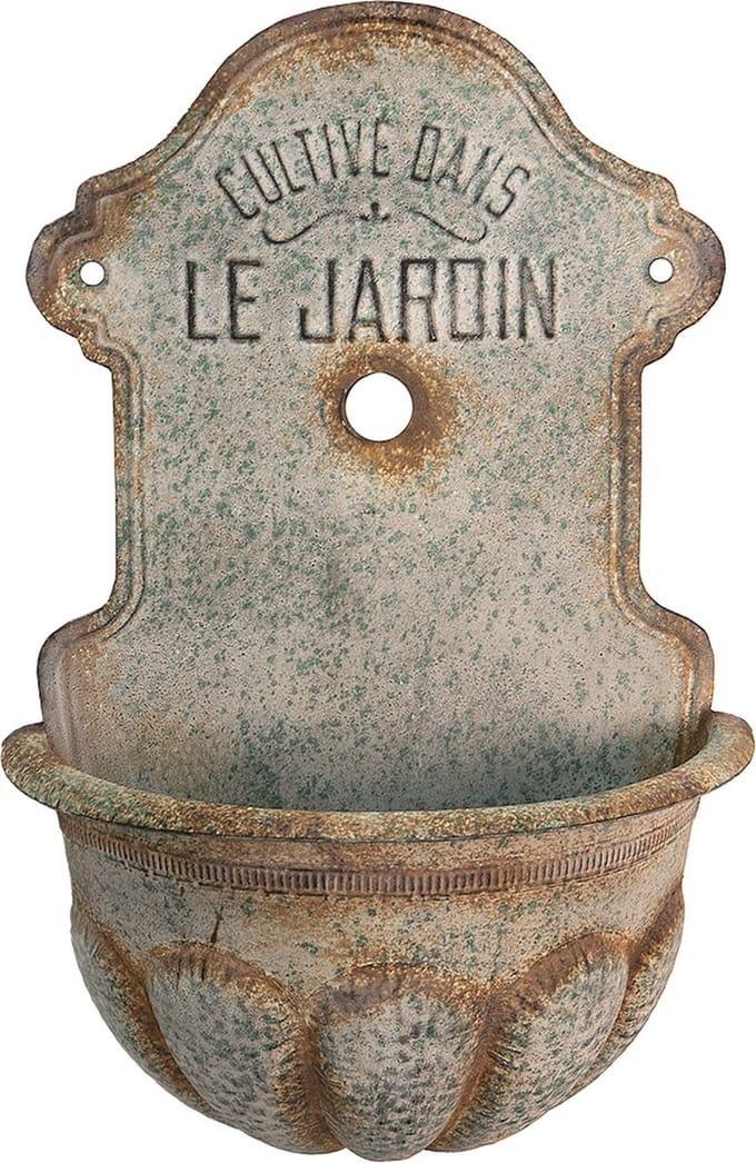 Clayre & Eef Planthouder 46x24x69 cm Grijs Metaal