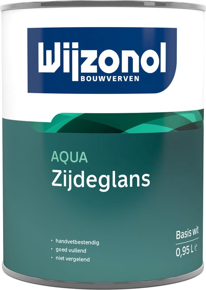 Wijzonol AQUA Zijdeglans 1 liter - Wit
