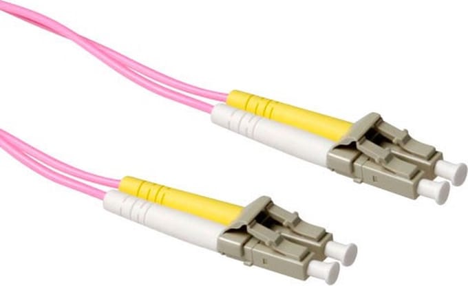 ACT 15 meter LSZH Multimode 50/125 OM4 glasvezel patchkabel duplex met LC connectoren RL9715