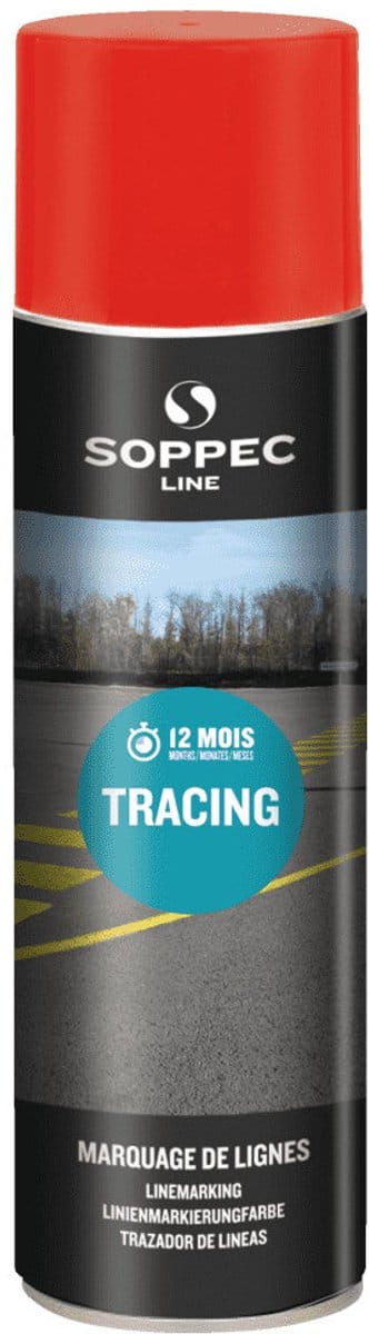 Soppec Tracing markeerverf, rood, 500 ml