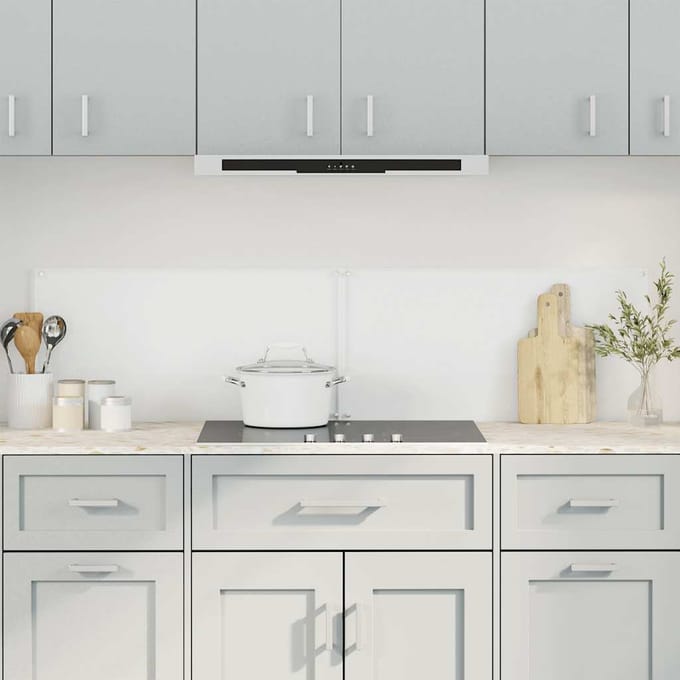 vidaXL - Spatschermen - keuken - 2 - st - 80x40 - cm - gehard - glas - transparant
