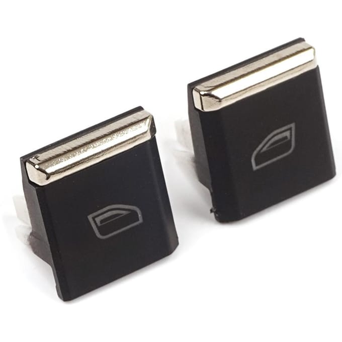 BDP643-1 2 stuks voorste raam hoofdschakelaar knop kap afdekking 7 PP959858R DML voor Porsche Panamera Cayenne 2 Macan 2015