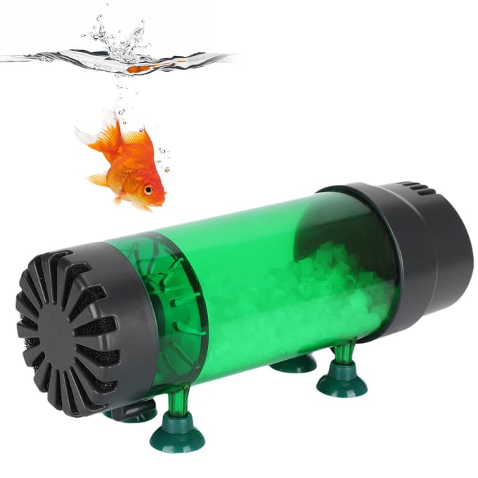 Wervelbedfilter Aquarium Vissentank Luchtbel Bio Media Filter met Zuignap Wervelbed LH600