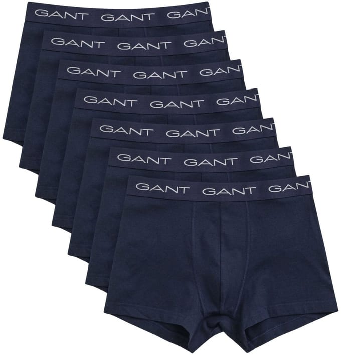 Gant Ondermode Uni Color Trunk 7Pack Marine / male