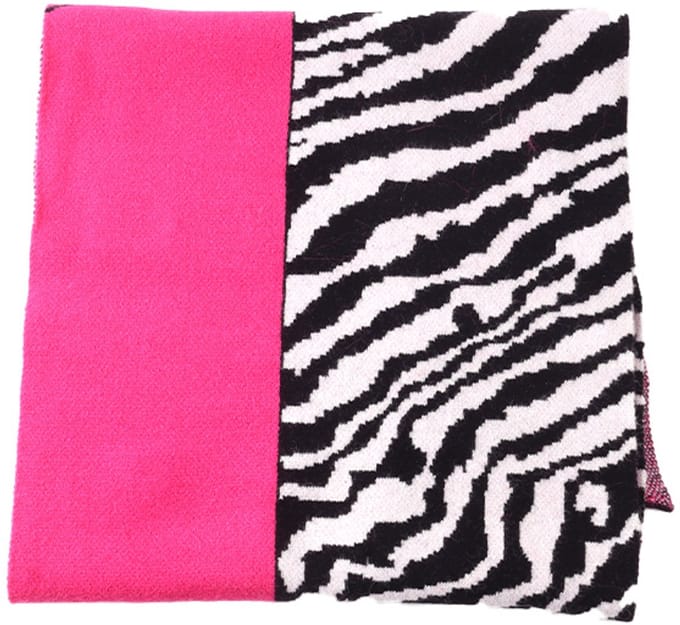 Giuliano sjaal - Zebra - Fuchsia