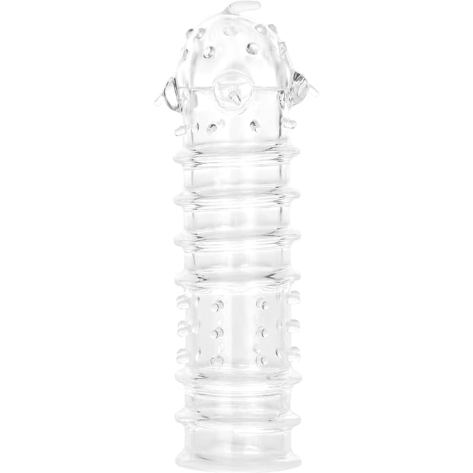 Gestructureerde penissleeve, 15,5 cm