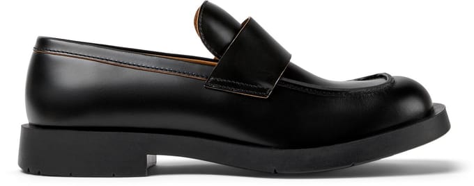 Leather Loafer Casual Style - Black