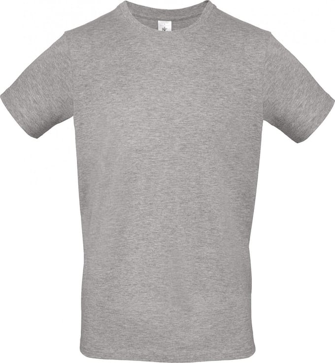 Classic E150 T-shirt B&C Collectie Sport Grijs Maat L