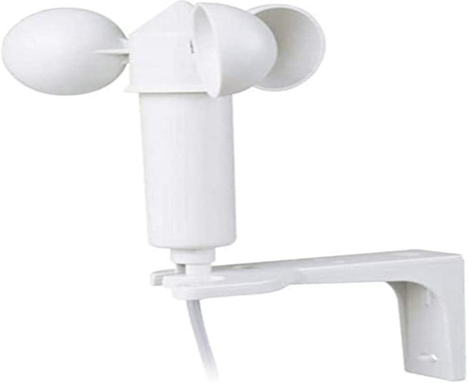 Windsensor - Windmeter Sensor - Gebouwautomatisering - Impulssequentie afhankelijk van windmolen - 125 x 117 mm - Wit