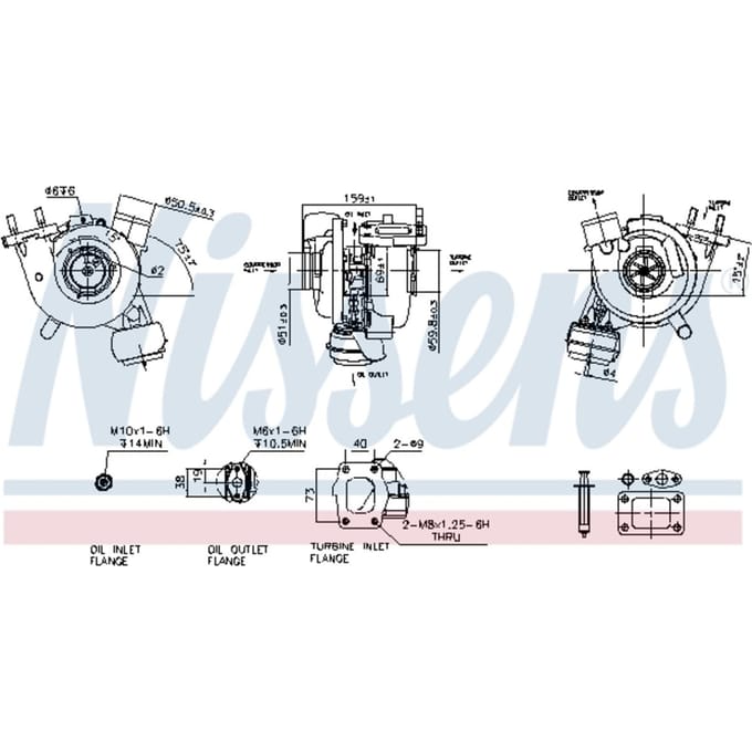Supercharger, drukvulling NISSENS 93247
