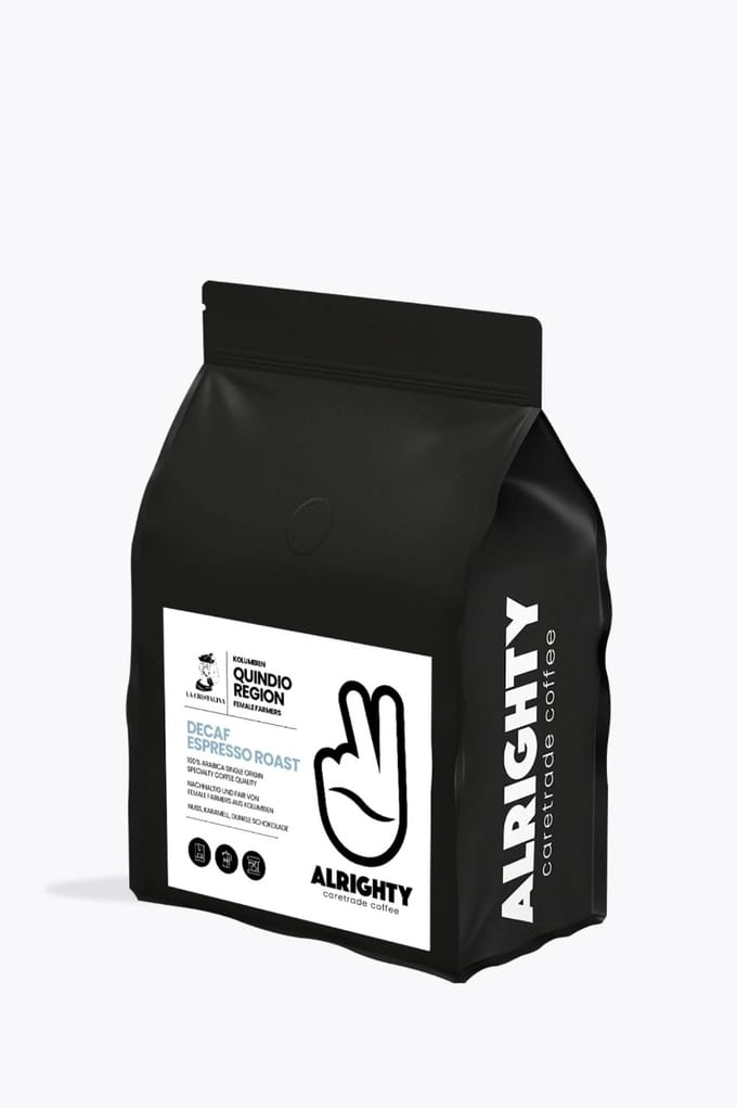 Alrighty Colombia Decaf Espresso 250g