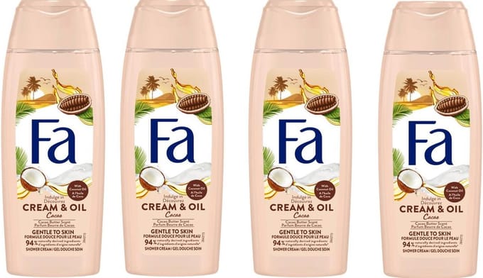 Fa Douchegel - Cream & Oil - Cacaobutter & Coco Oil - 4 x 250 ml