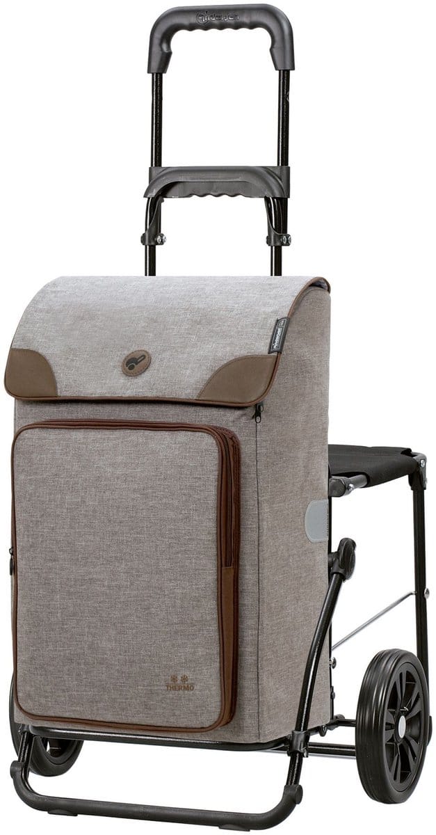 Andersen Shopper Komfort Shopper Holk Winkelwagen 58 cm - 45 L - grau