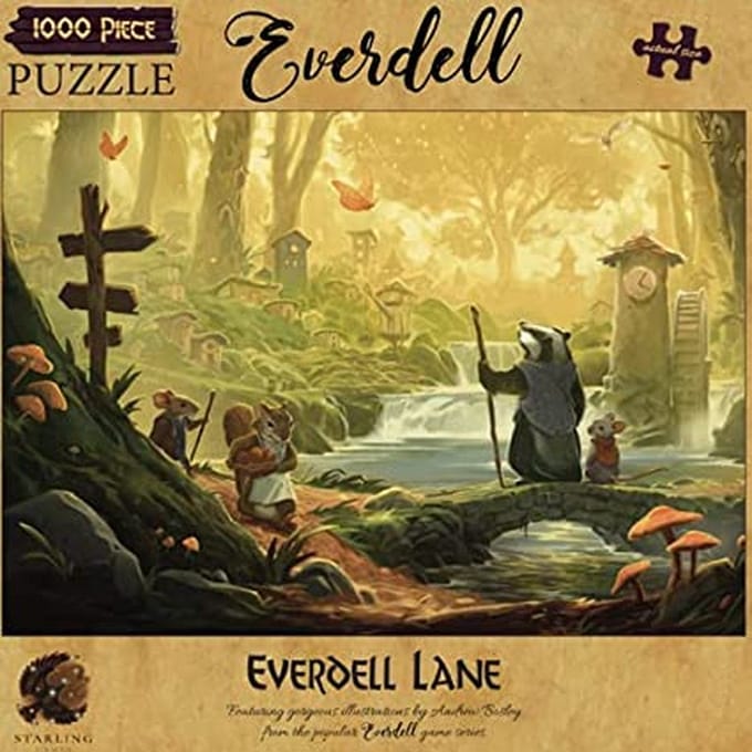 White Goblin Games - Everdell Puzzel: Everdell Lane - Puzzel - 1000 stukjes