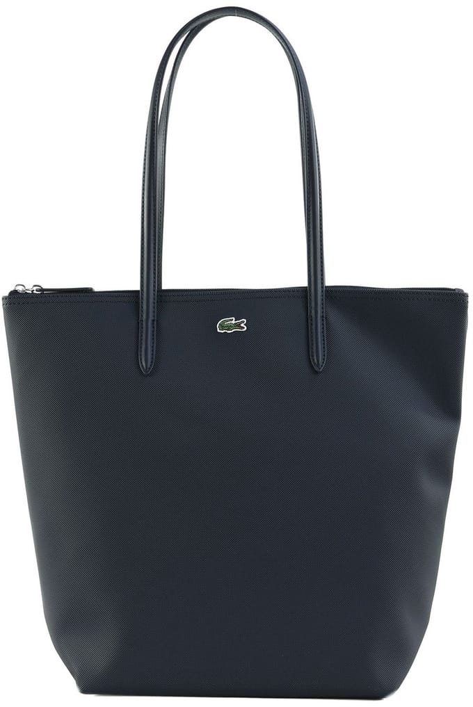 LACOSTE shopper Vertical Shopping Bag Penombre donkerblauw