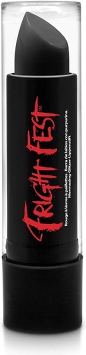 PaintGlow Lippenstift/Lipstick - zwart - 4,5 gram - Schmink/Make-up - Halloween/Carnaval