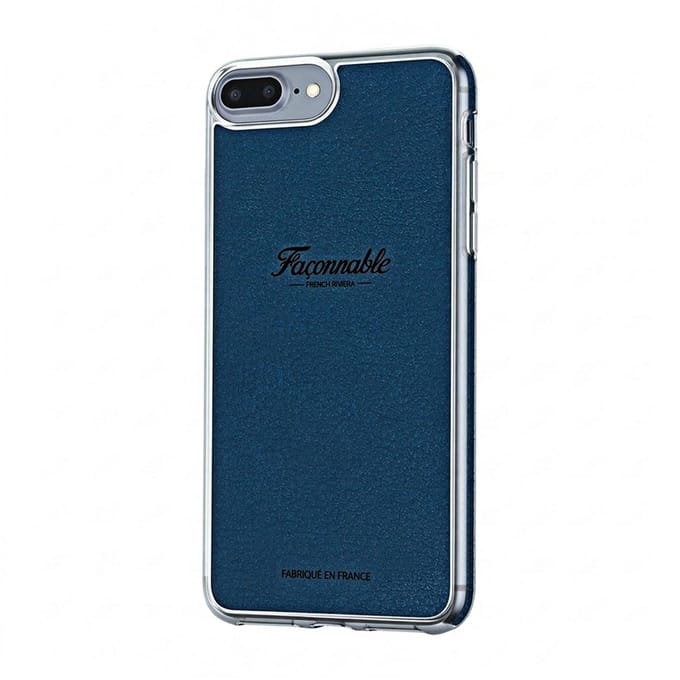 Façonnable, Hoesje geschikt voor iPhone 6 Plus / 6S Plus / 7 Plus / 8 Plus - French Riviera Hardcase, Blauw