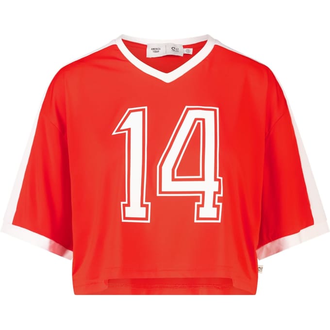America Today Cruyff Washington Red Maat: M | Tops Outlet | Dames | Rood