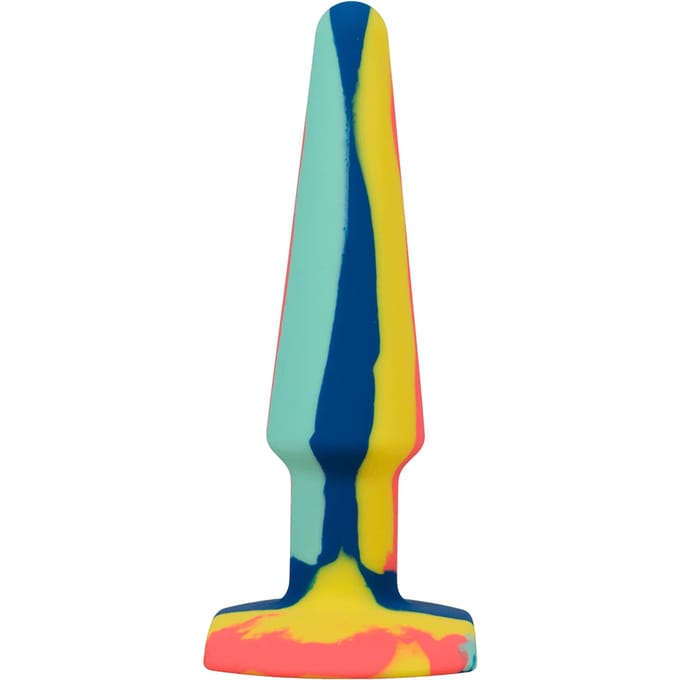 Doc Johnson Groovy - Buttplug - 12.7cm - Siliconen - Multicolor