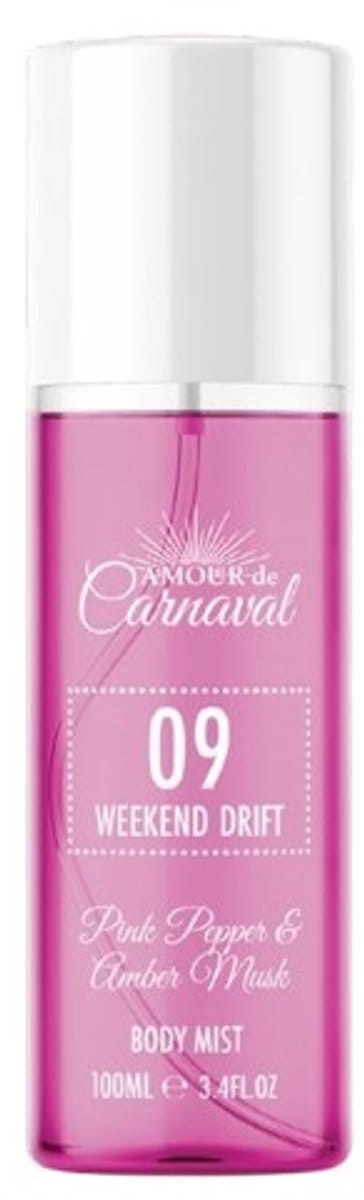 Amour de Carnaval 09 Weekend Drift Body Mist – Pink Pepper & Amber Musk – 100 ml