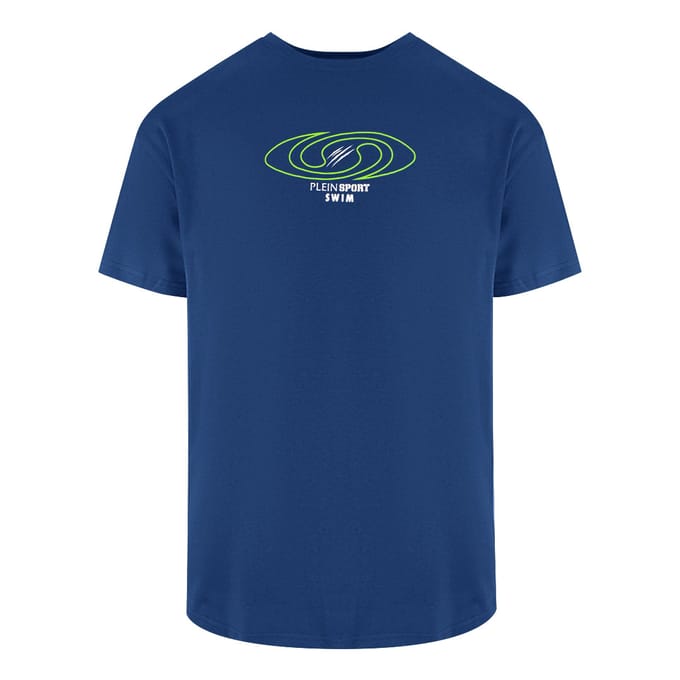 Korte Mouwen T-shirt in Donkerblauw