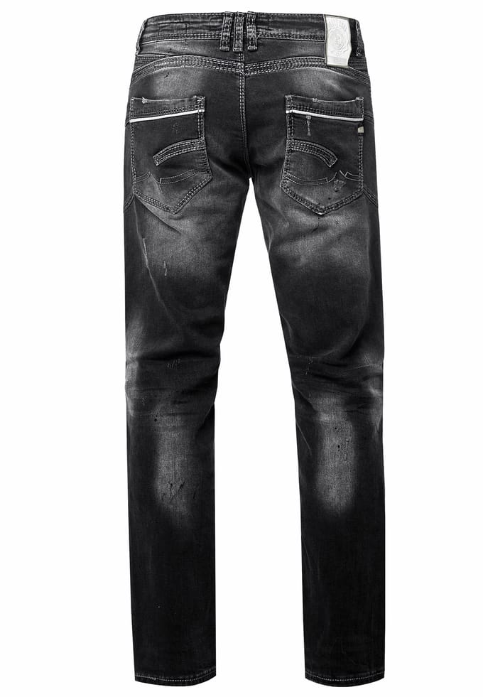Jeansbroek "RUBEN" Zwart Gebruikt