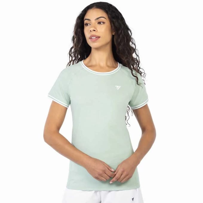 Tecnifibre Team Stretch T-shirt Met Korte Mouwen Groen M Vrouw