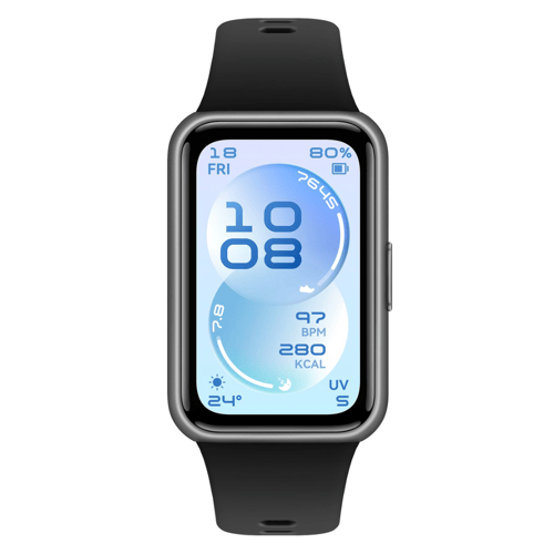 HUAWEI Band 11 Zwart | 1. 62-inch scherm met hoge helderheid | Verbeterde slaaptracking | Ultradun en comfortabel | Multidimensionaal emotioneel welzijn