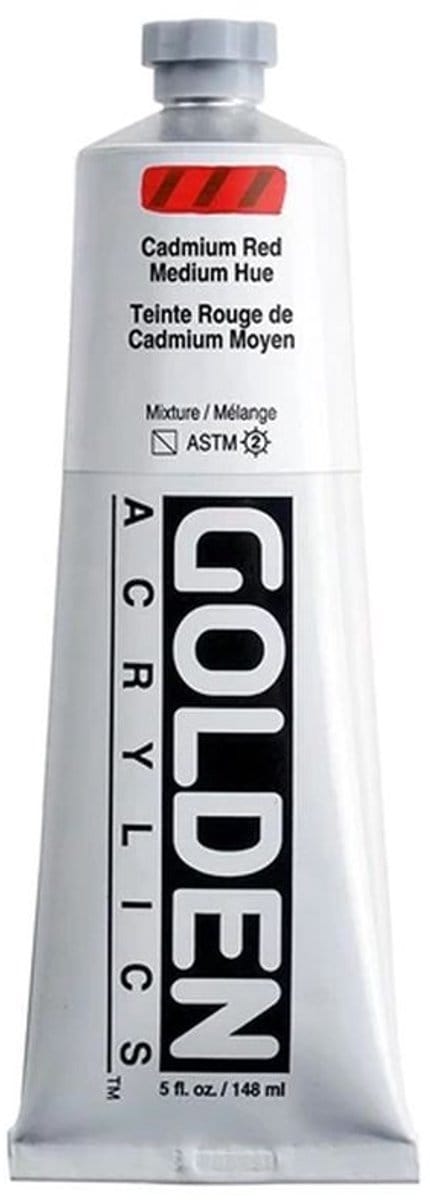 Golden Heavy Body Acrylverf Cadmium Rood Middel Toon 148 ml