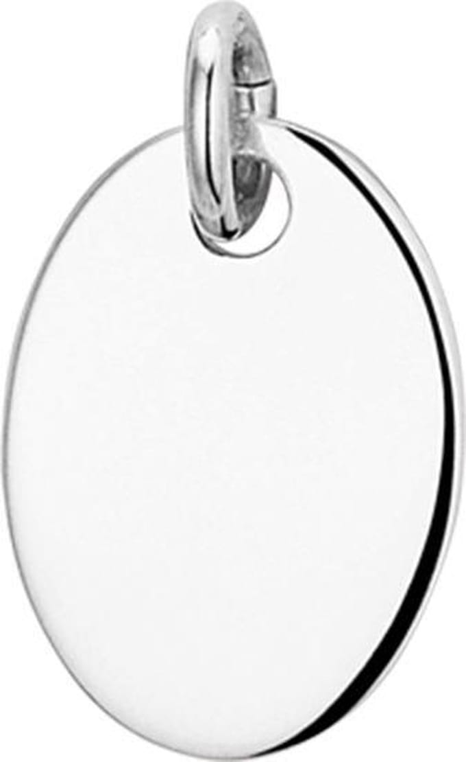 The Jewelry Collection Graveerhanger - Zilver