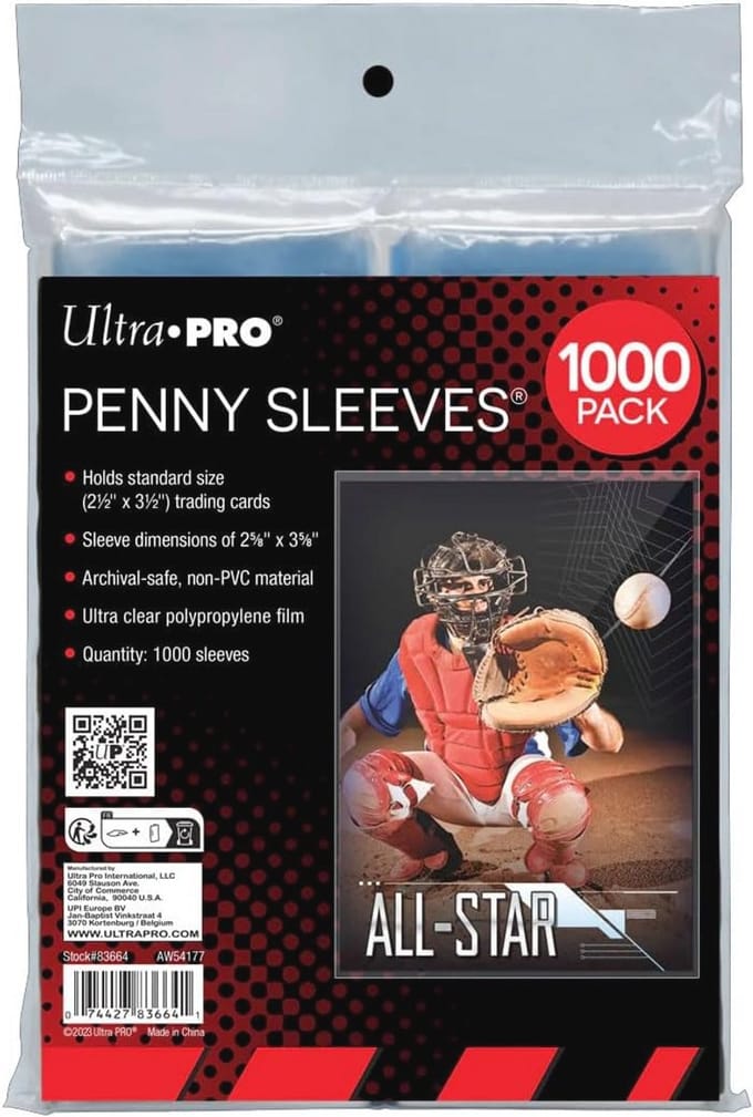 1000 Soft Sleeves voor Verzamelkaarten - Transparante Bescherming