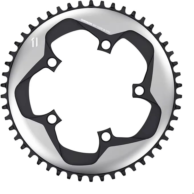 SRAM Force CX1 Kettingblad 11-speed, grijs Uitvoering 42T