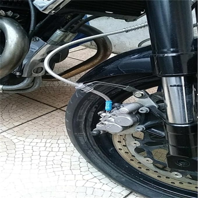 Ligne de tuyau de frein hydraulique et adaptateur de connecteur en T pour moto, Dirt Pit Bike, ATV gray
