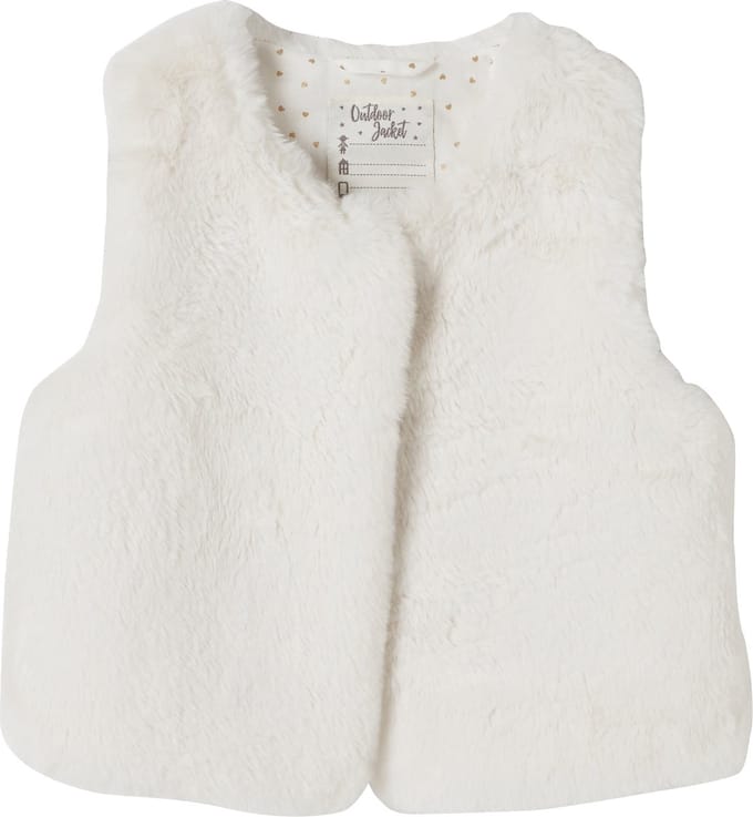 Vertbaudet Bodywarmer van imitatiebont meisje